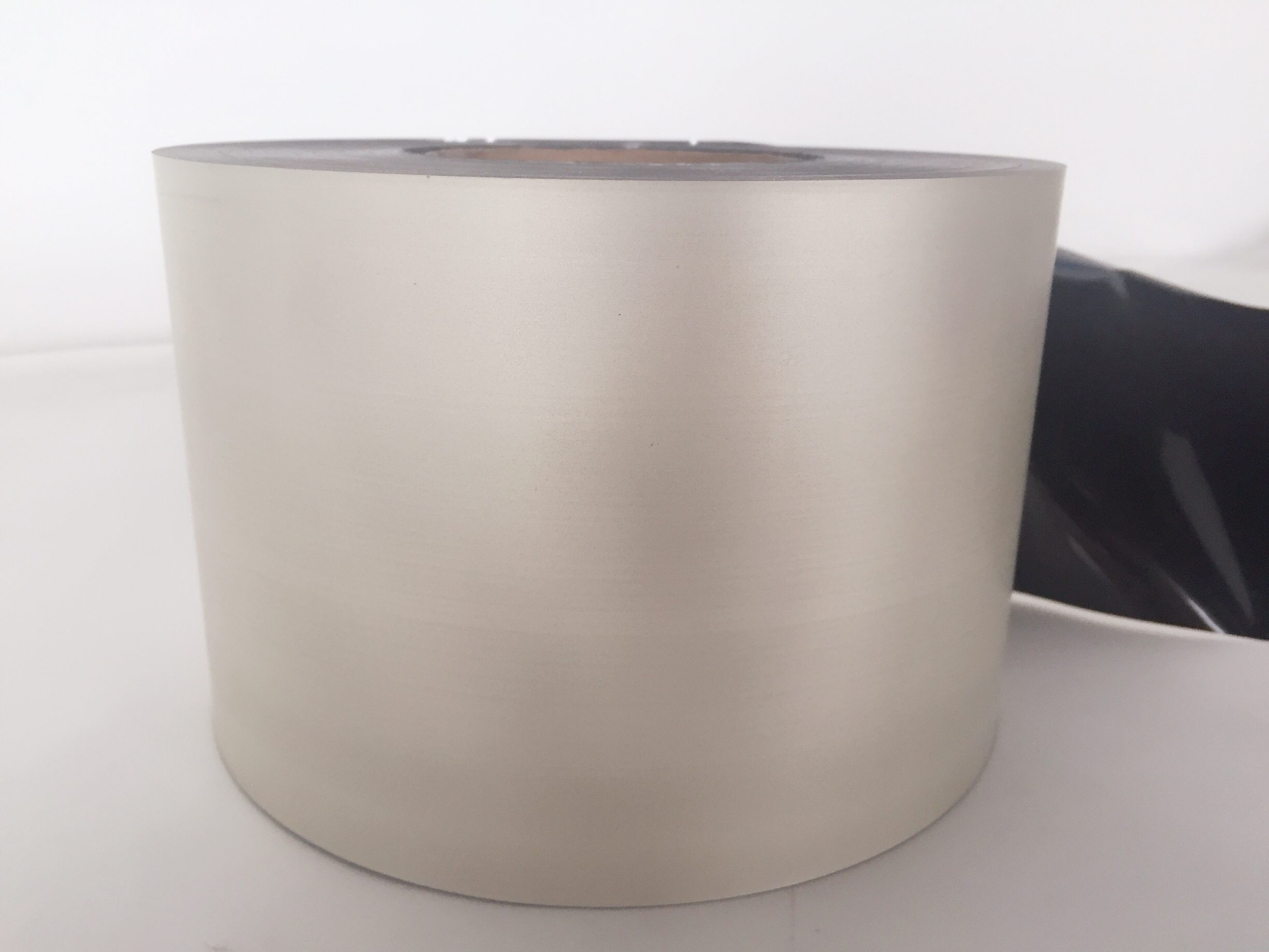 Pu com filme condutor de carbono preto prateado para Ecg