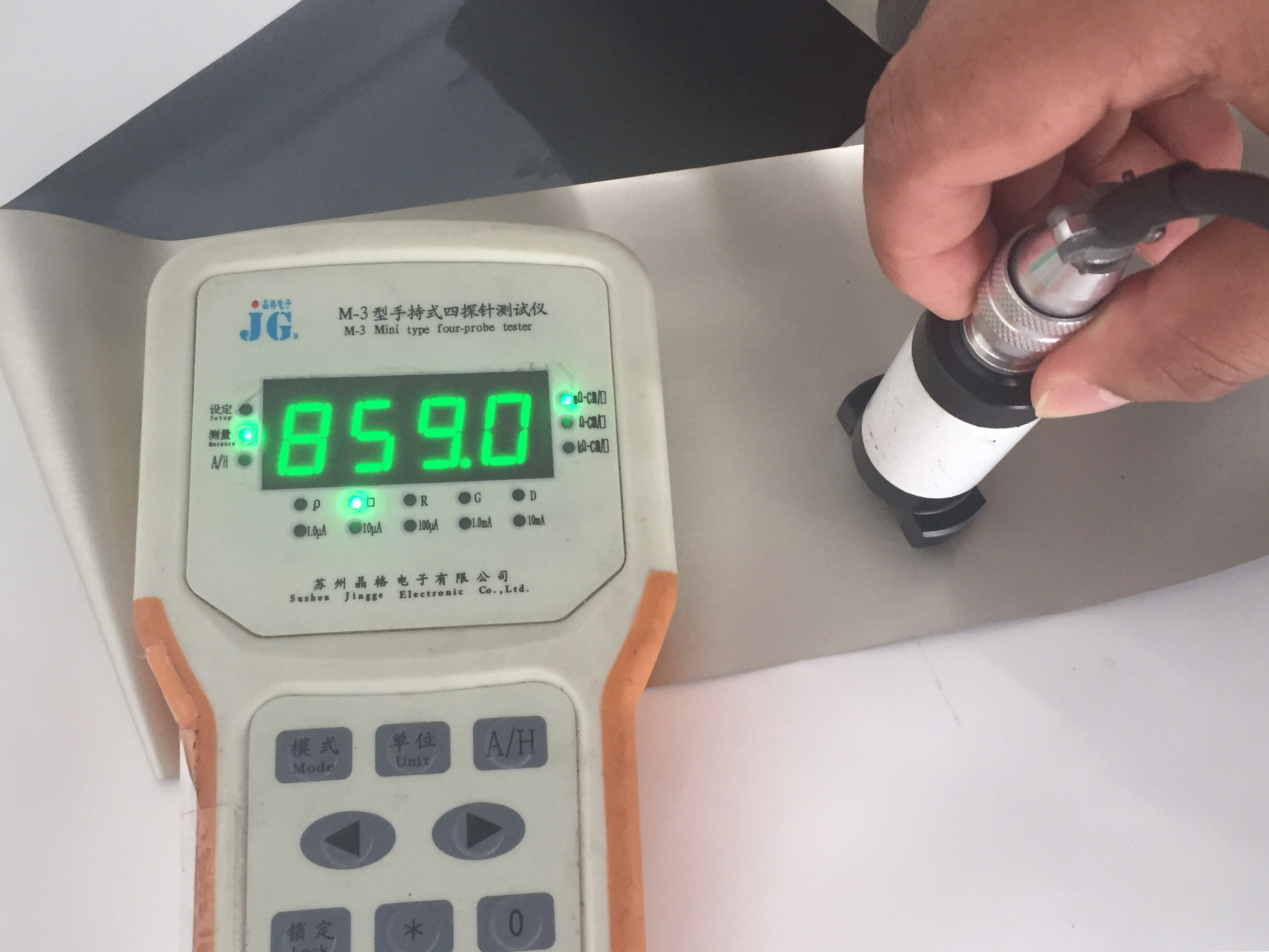 Pu com filme condutor de carbono preto prateado para Ecg