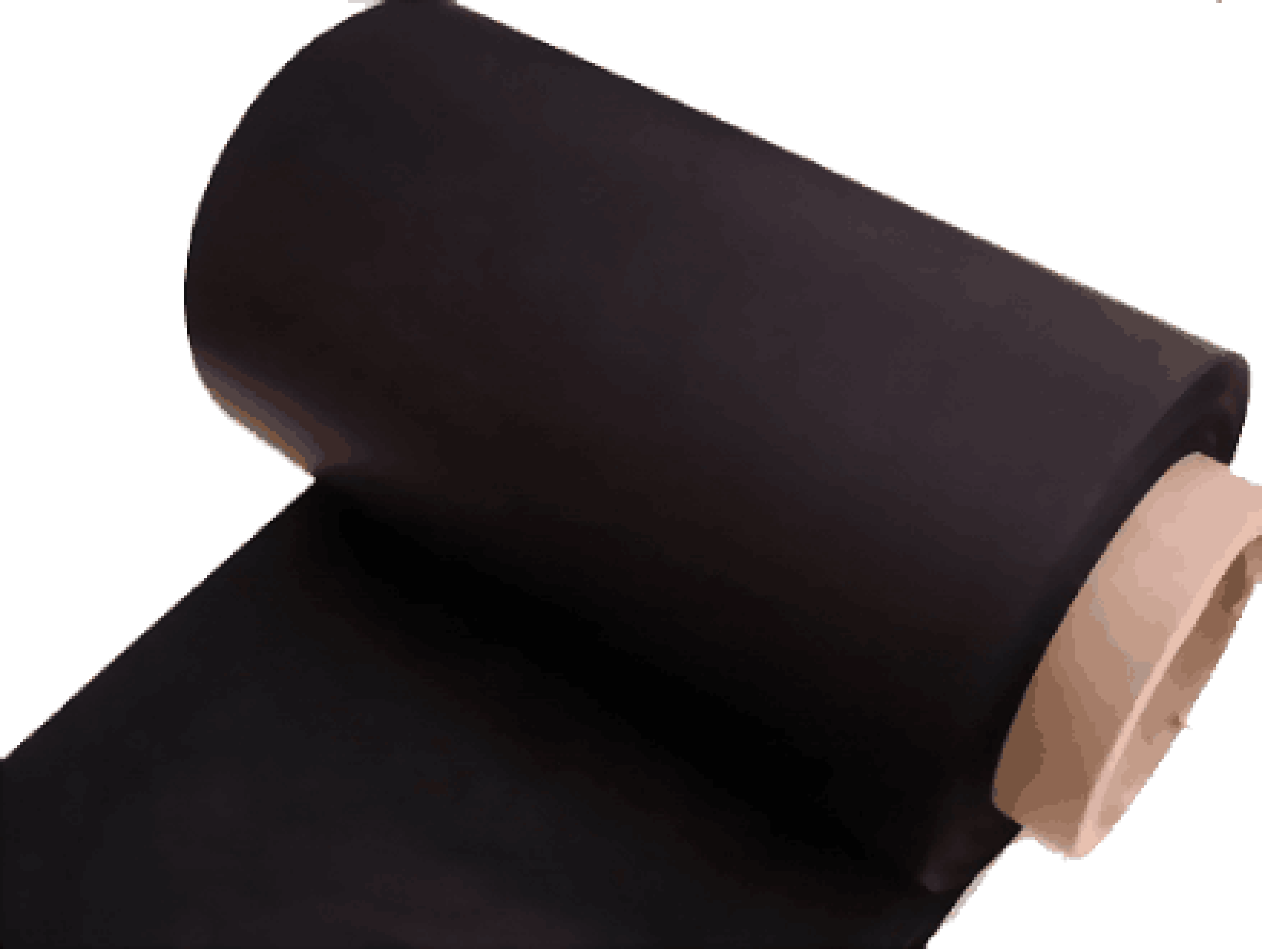 Rolo de filme condutor de carbono preto térmico natural para Ekg
